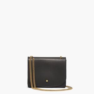 New Madewell Chain Crossbody Bag Black